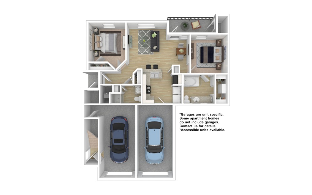 3D Apartment Floorplan