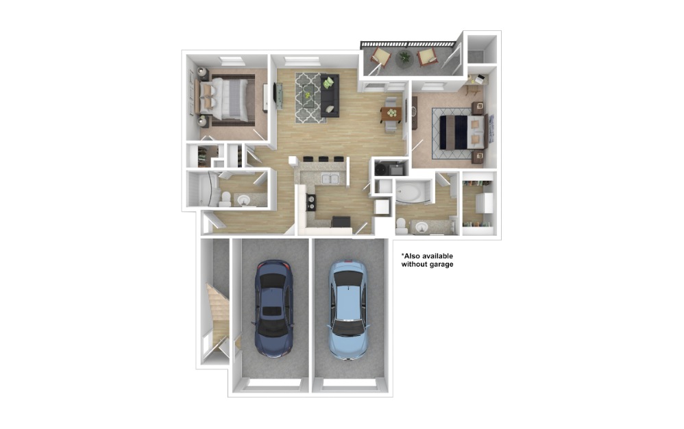 3D Apartment Floorplan